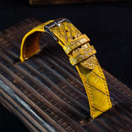 Canary Yellow Alligator Belly – Classic Signature