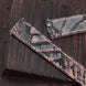 Vintage Rose Waxed Ostrich Leg Leather Watch Strap (Scaled)