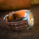 Brown Alligator Double Hornback Watch Strap