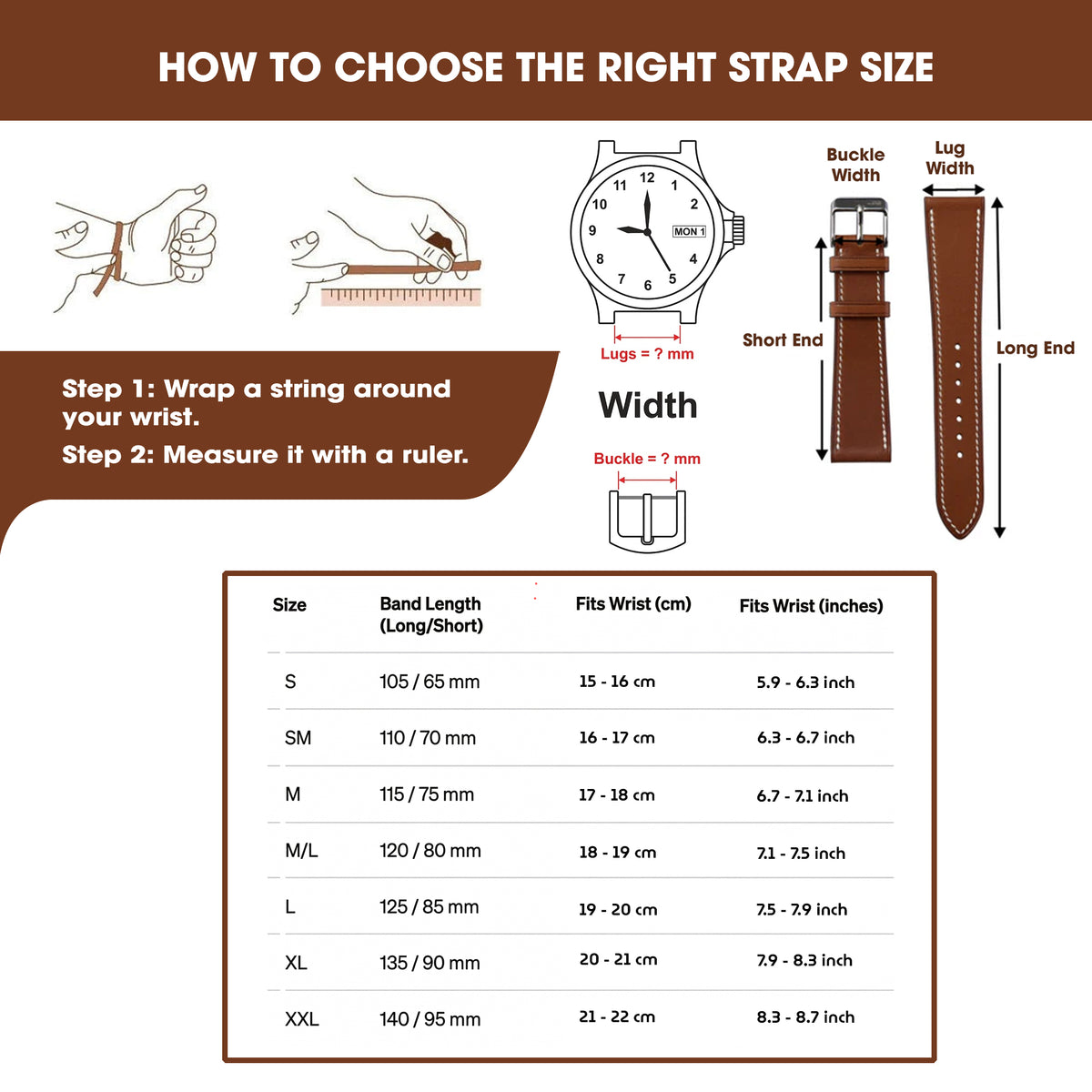 Cognac Brown Horned Alligator Leg Stitchless Strap