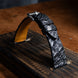 Obsidian Diamond Hornback Alligator Watch Strap