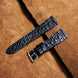 Black Gladiator Hornback Alligator Watch Strap