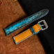 Ocean Blue Patina Alligator Strap
