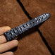 Black Gladiator Hornback Alligator Watch Strap