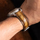 Honey Amber Patina Alligator Strap