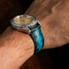 Ocean Blue Patina Alligator Strap