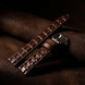 Brown Alligator Double Hornback Watch Strap