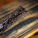 Brown Horned Alligator Leg Stitched Strap