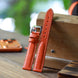 Burnt Orange Lizard Leather Strap