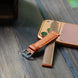 Handcrafted Ostrich Leather Watch Strap – Amber Flame by Tan