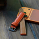 Burnt Orange Lizard Leather Strap