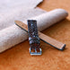 Brown Horned Alligator Leg Stitchless Strap