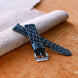 Black Alligator Leg Stitchless Strap (Smooth)
