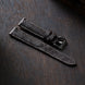 Brown Ostrich Leather Watch Strap