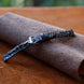 Brown Horned Alligator Leg Stitchless Strap