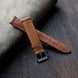 Soft Orange Ostrich Leather Watch Strap