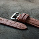 Soft Orange Ostrich Leather Watch Strap