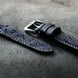 Brown Ostrich Leather Watch Strap