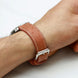 Soft Orange Ostrich Leather Watch Strap