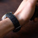 Black Alligator Leg Stitchless Strap (Smooth)