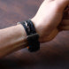 Black Horned Alligator Leg Stitchless Strap