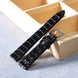 Black Alligator Hornback Watch Strap