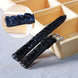 Black Alligator Leg Watch Strap