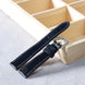 Deep Navy Glossy Ostrich Leg Watch Strap (Scaled)