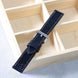 Deep Navy Glossy Ostrich Leg Watch Strap (Scaled)