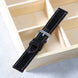 Classic Black Glossy Ostrich Leg Watch Strap (Scaled)