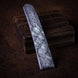 Blue Grey Patina Alligator Hornback Strap