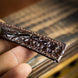 Brown Horned Alligator Leg Stitched Strap