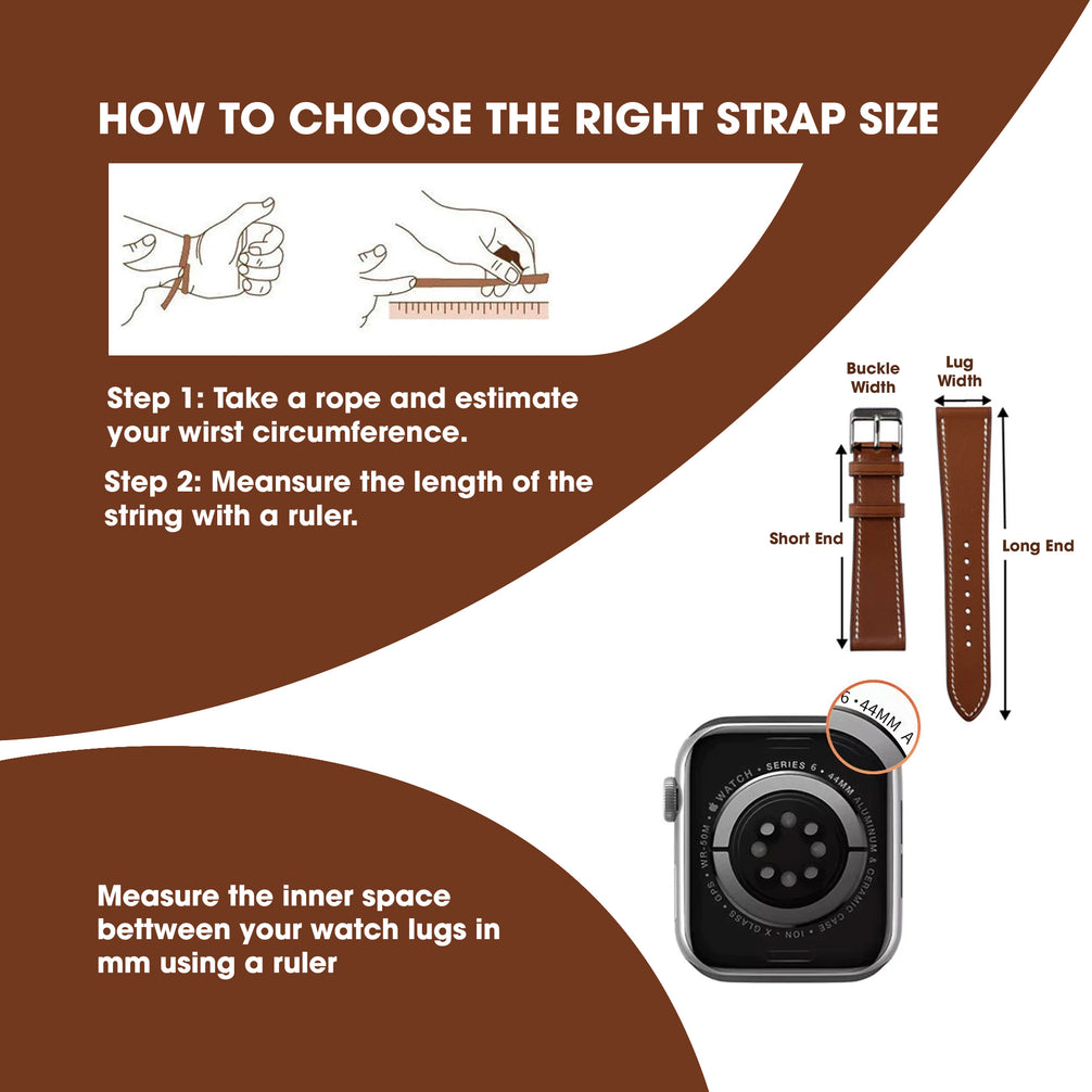 While Waxed Ostrich Leg Leather Watch Strap (Scaled)