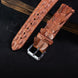 Cognac Spine Signature Alligator Strap