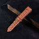 Cognac Spine Signature Alligator Strap