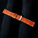 Cognac Brown Alligator Leather Watch Strap