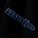 Navy Blue Alligator Leather Watch Strap
