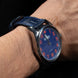 Navy Blue Alligator Leather Watch Strap