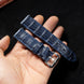 Navy Blue Alligator Leather Watch Strap