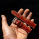 Cognac Brown Alligator Leather Watch Strap