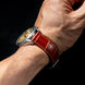 Cognac Brown Alligator Leather Watch Strap