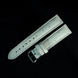 Ivory White Ostrich Leather Watch Strap