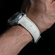 Ivory White Ostrich Leather Watch Strap