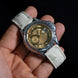 Ivory White Ostrich Leather Watch Strap
