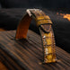 Honey Amber Patina Alligator Strap