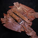 Coffe Brown Toad Leather Watch Strap