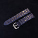 Gold Quill Navy Blue Toad Leather Watch Strap
