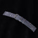 Silver Quill Gray Toad Leather Stitchless Strap