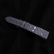 Silver Quill Gray Toad Leather Stitchless Strap