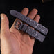 Silver Quill Gray Toad Leather Stitchless Strap